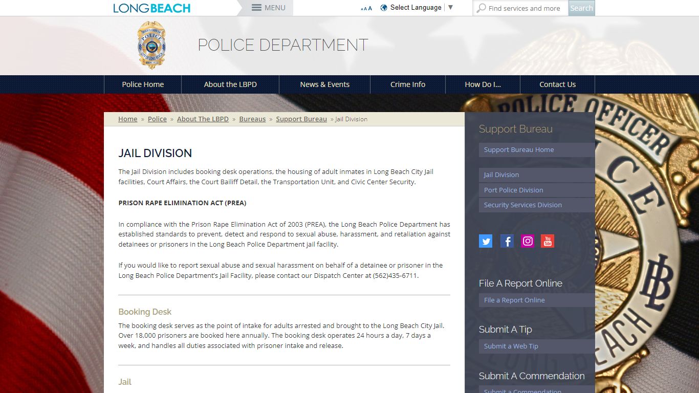 Jail Division - City of Long Beach